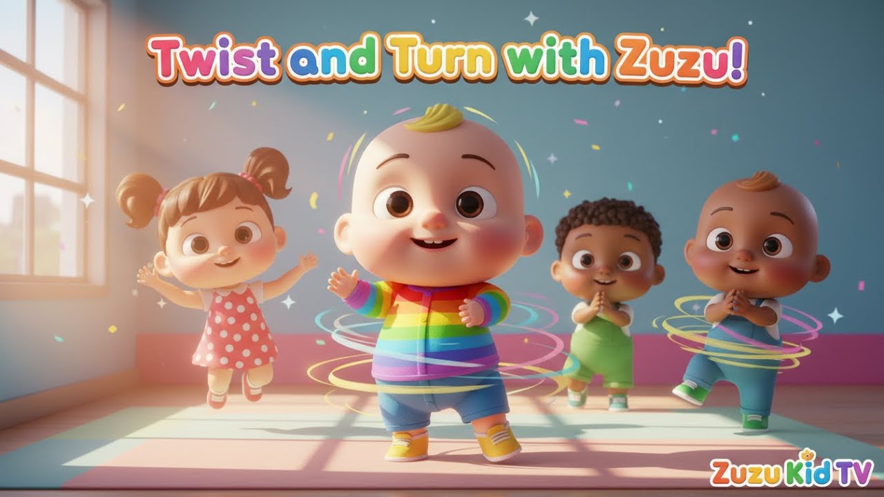 Twist and Turn with Zuzu – Nursery Rhyme, Toddler Movement Fun and Dance