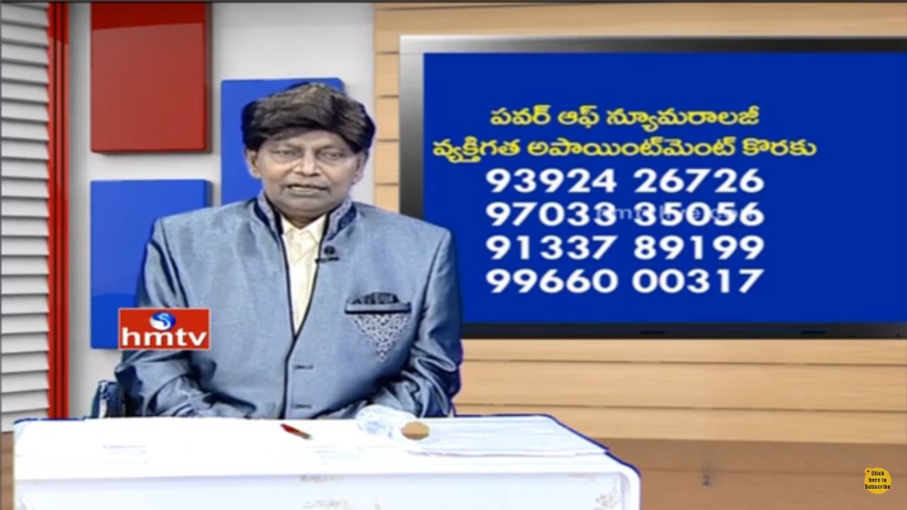 What is Numerology? | Power of Numerology by Numerologist P.S Nehhrru | 15-04-17 | HMTV