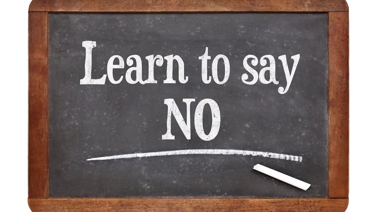 Learning To Say No Youtube