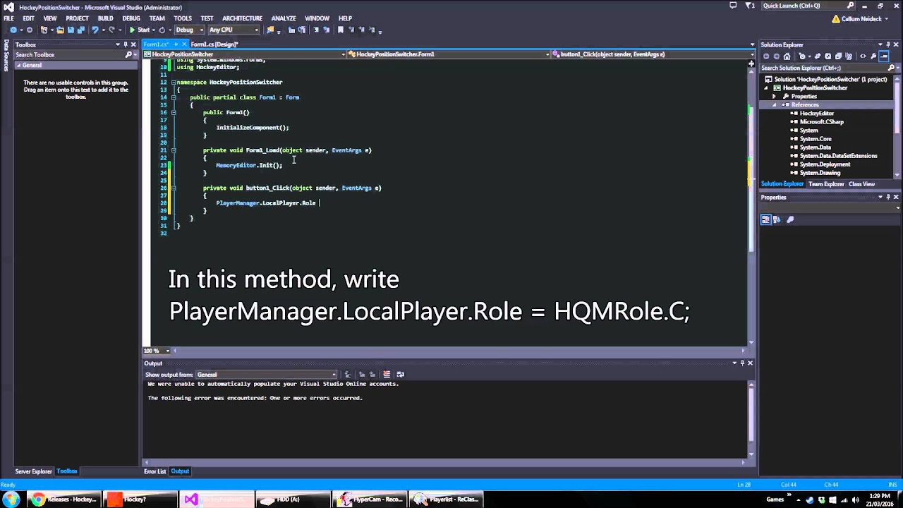 Hockey? Modding API Tutorial - YouTube