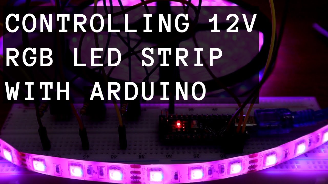 Controlling A 12v RGB LED With Arduino -