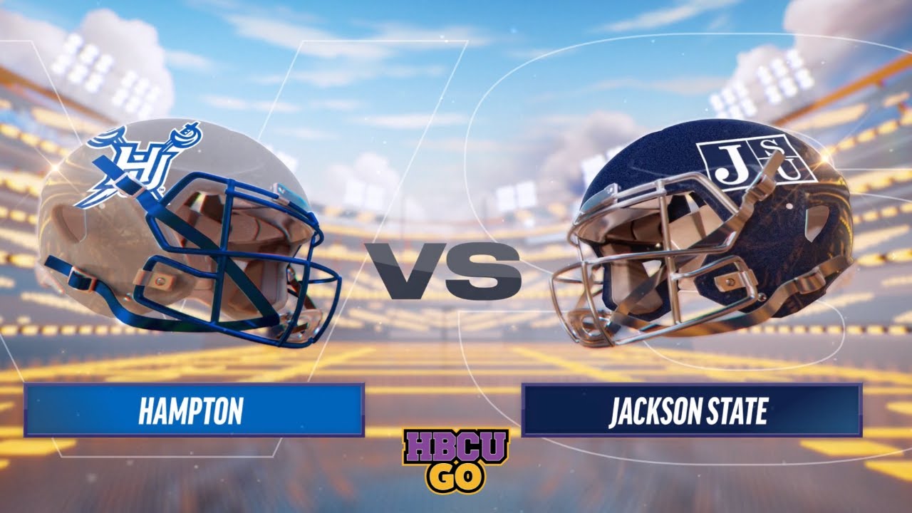 Hampton vs Jackson State: LIVE Football Game! | HBCU GO Game of the Week - YouTube