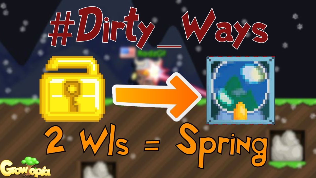 Growtopia | How To Get Spring Weather For 2 Wls Only! 