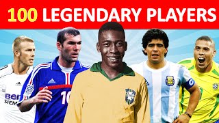 GUESS 100 FOOTBALL PLAYERS LEGEND IN 3 SECONDS | FOOTBALL QUIZ 2024
