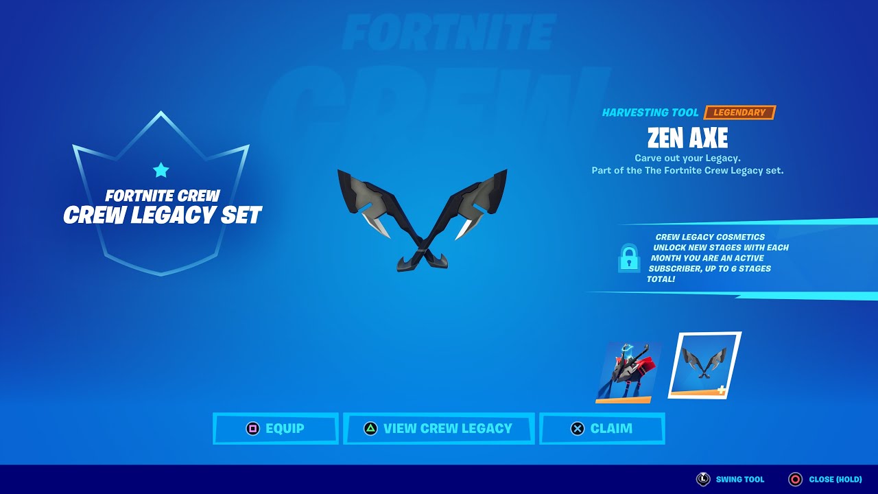 HOW TO GET ZEN AXE PICKAXE IN FORTNITE! YouTube