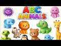 ABC Animals Song | Learn Alphabet with Animals | Phonics for Kids