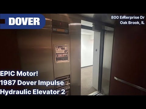 EPIC Motor! 1987 Dover Impulse Hydraulic Elevator 2 | 800 Enterprise Dr | Oak Brook, IL