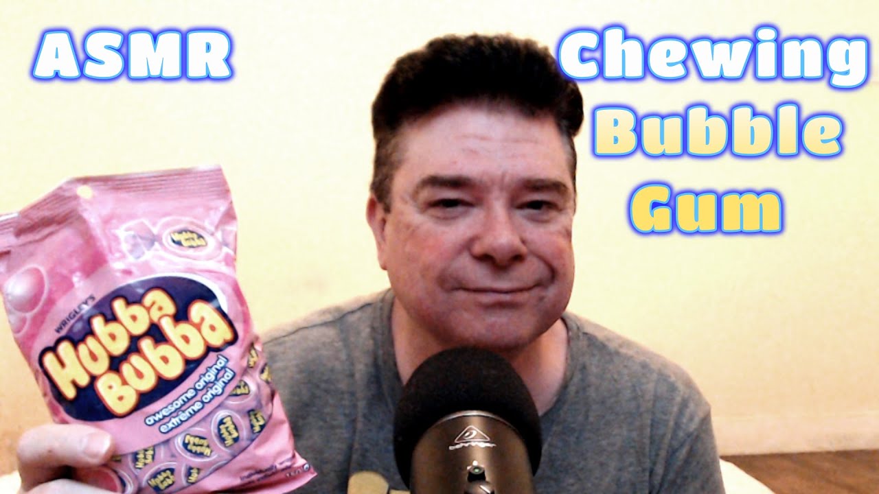 ASMR Chewing Bubble Gum (School And Maths Ramble) YouTube