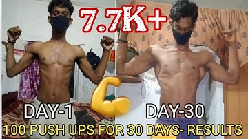 100 Push Ups For 30 Days Challenge (Honest results)- Epic Transformation || FITNESS SAMURAI WARRIOR