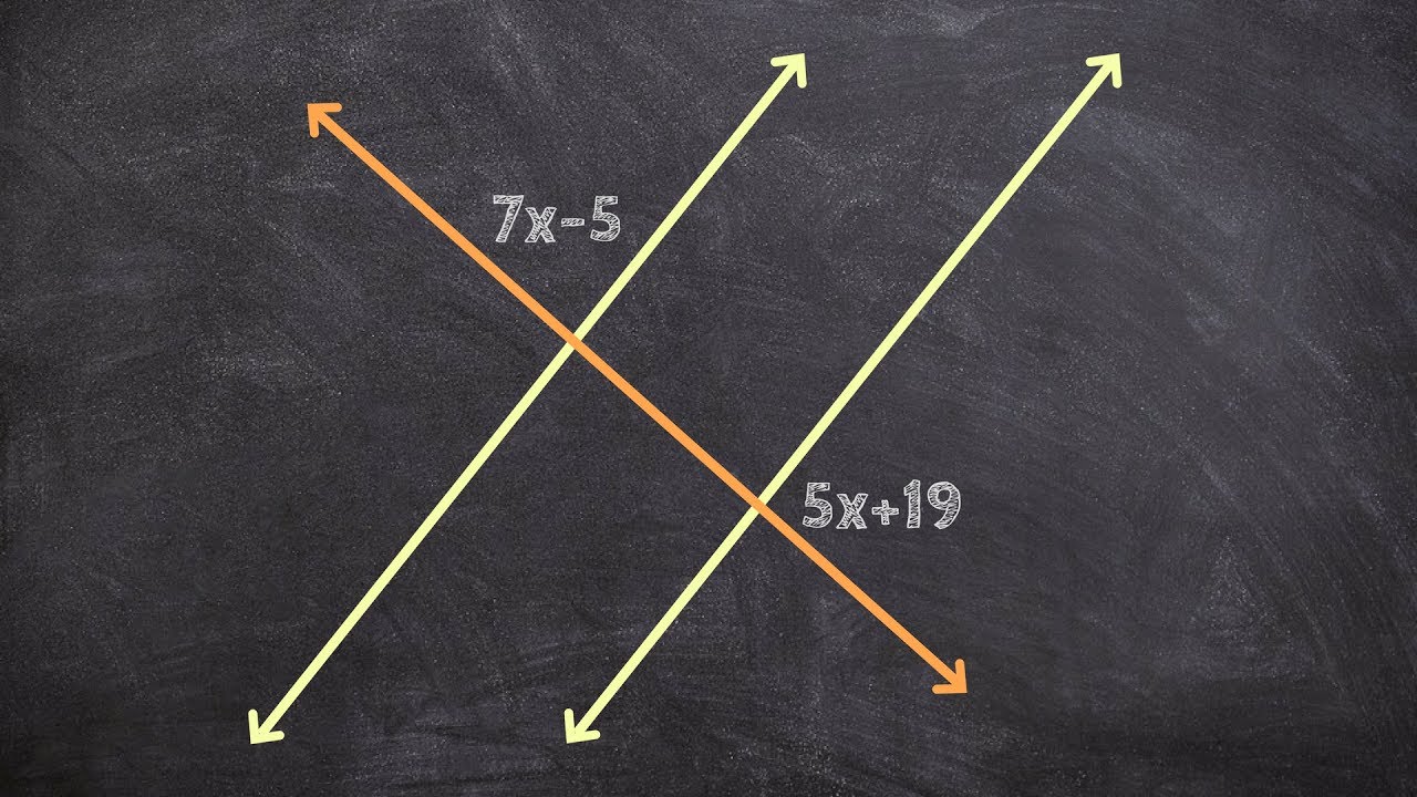 Using Consecutive Interior Angles To Find Value To Prove Parallel Lines