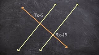 Using Consecutive Interior Angles to Find Value to Prove Parallel Lines