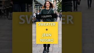 7 Colores de Sweater para Combinar con Jeans Negros