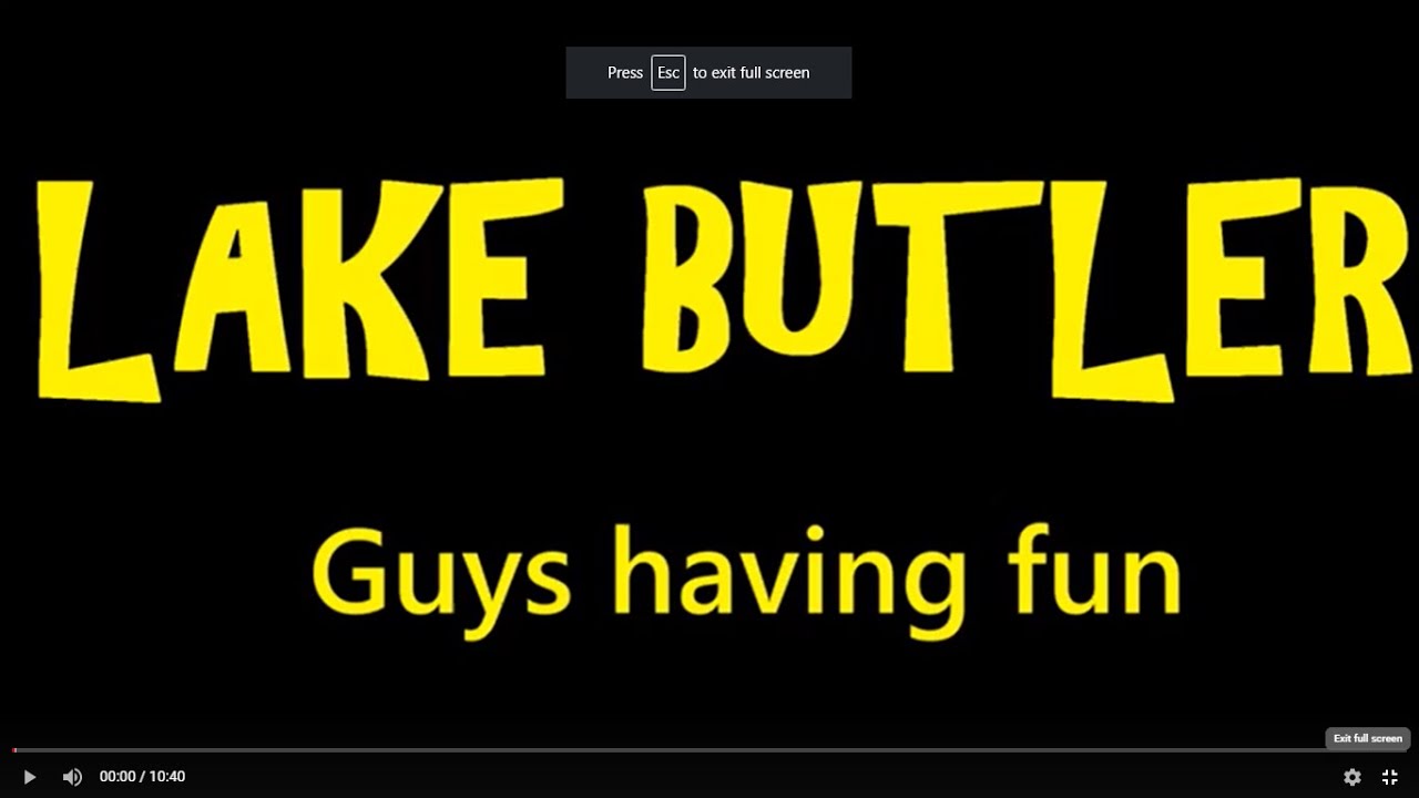 LAKE BUTLER MAY 27, 2019 YouTube