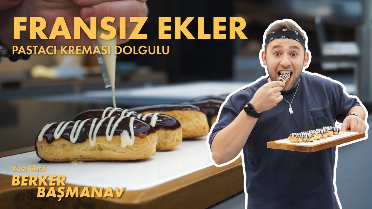 FRANSIZ EKLER TARİFİ Pastacı Kreması Dolgulu | Yes! Chef