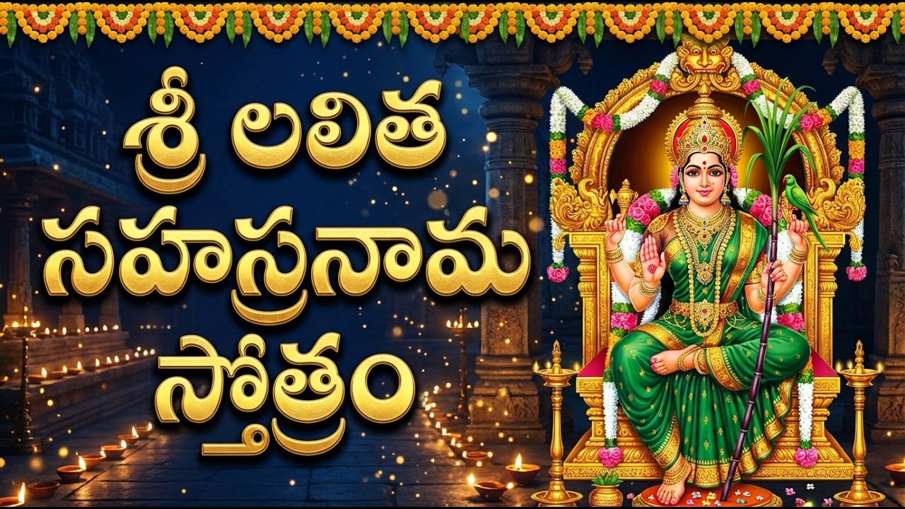 శ్రీ లలితా సహస్రనామం వింటే కష్టాలు తొలిగి శుభఫలితాలు లభిస్తాయి | Sri Lalitha Sahasranamam Stotram