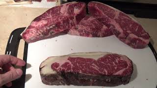 Ny strip steak results using umai dry ...