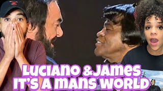 What In The World..| First Time Hearing Luciano Pavarotti, James Brown - Its A Mans World Reaction