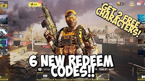 CODM 6 New redemption code 2021 | Get Free Character With this redeem code