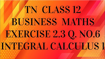 TN 12th Business maths chapter 2 exercise 2.3 question number 6