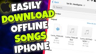 아이폰에 노래를 다운로드하고 PC 없이 오프라인으로 재생하는 방법 screenshot 2