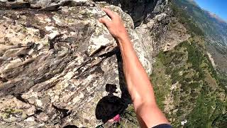 Francie Buchier Climbing