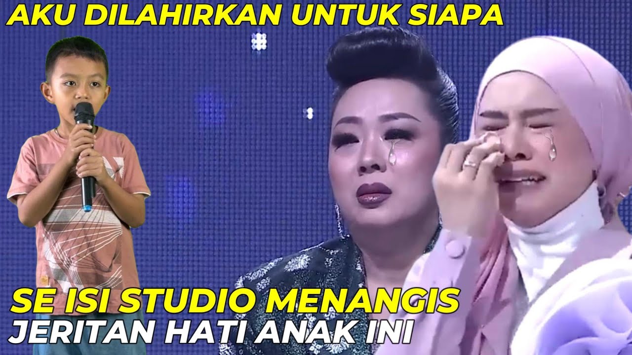 Viral!! Suara merdu jeritan hati anak ini membuat seisi studio menangis