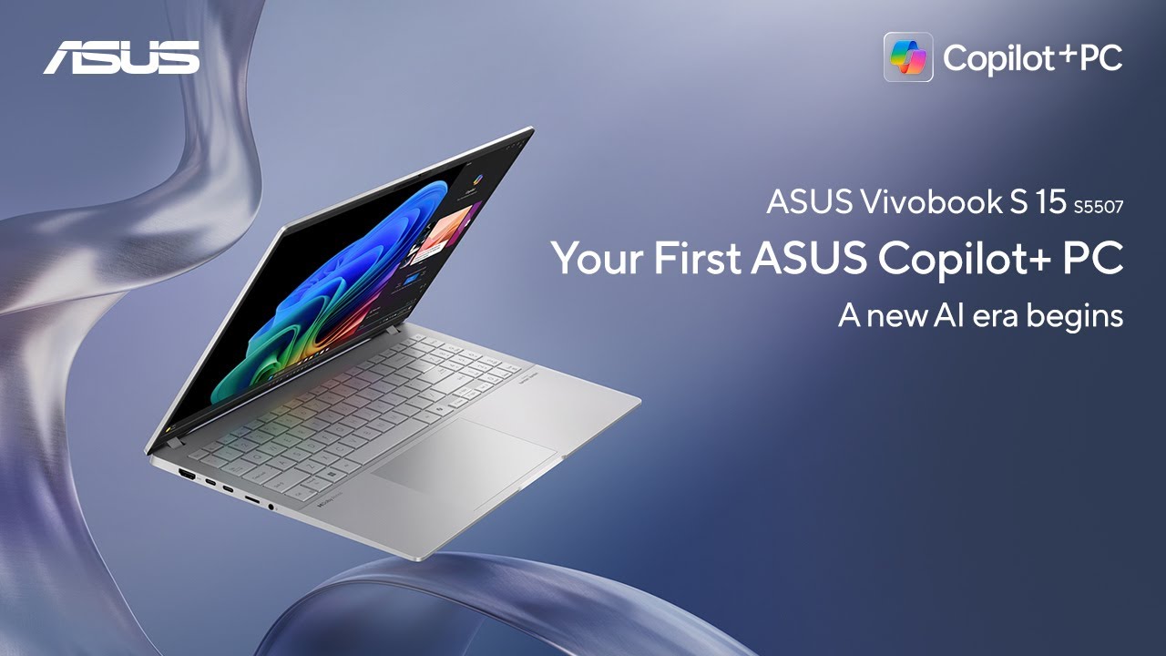 ASUS Vivobook S 15 (S5507); Copilot+ PC #Copilot #Qualcomm #AIPC