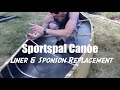 Sportspal canoe floor liner and side sponson replacement/maintenance tutorial.