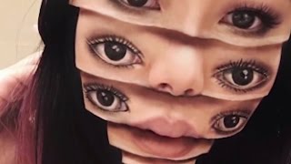 Extreme Optical Illusion Makeup By Mimi Choi