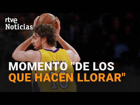 PAU GASOL: LOS ANGELES LAKERS colgarán en el pabellón la camiseta con el NÚMERO 16 I RTVE Noticias