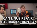 Linus Attempts BGA Graphics Chip Repair! - Rossmann Repair Group, New York City