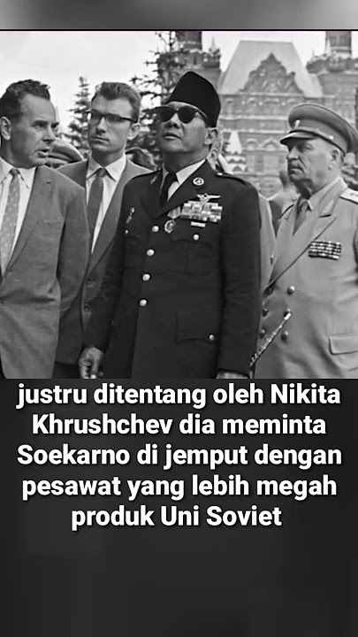 Momen Amerika dan Uni Soviet berebut perhatian Soekarno #shorts #soekarno #amerika #unisoviet