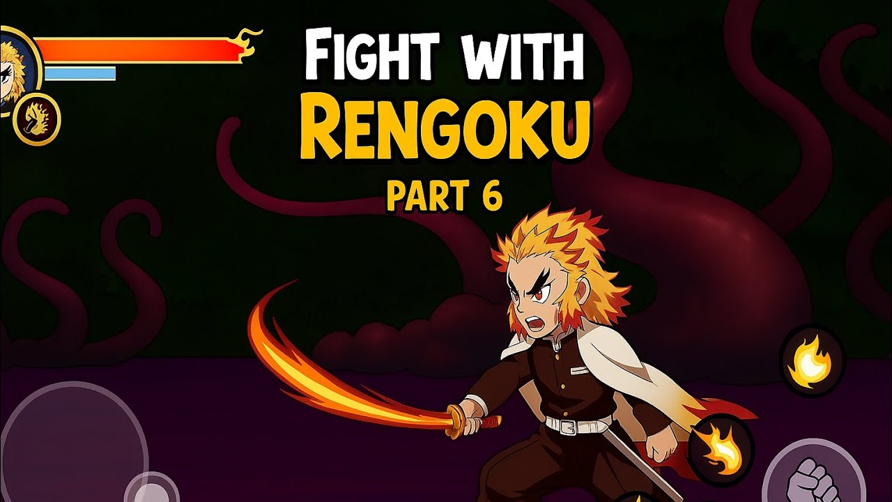 Insane fight with rengoku [ demon shadow] part 6 - YouTube