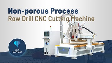 ELE1325 Linear ATC Nesting CNC Machine Automatic CNC Machining Center with Row Drilling