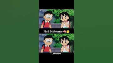 Nobita ❤️ Shizuka / Find Difference 🤔🧠 #find #findthedifference #trendingsong #shorts #foryou #short