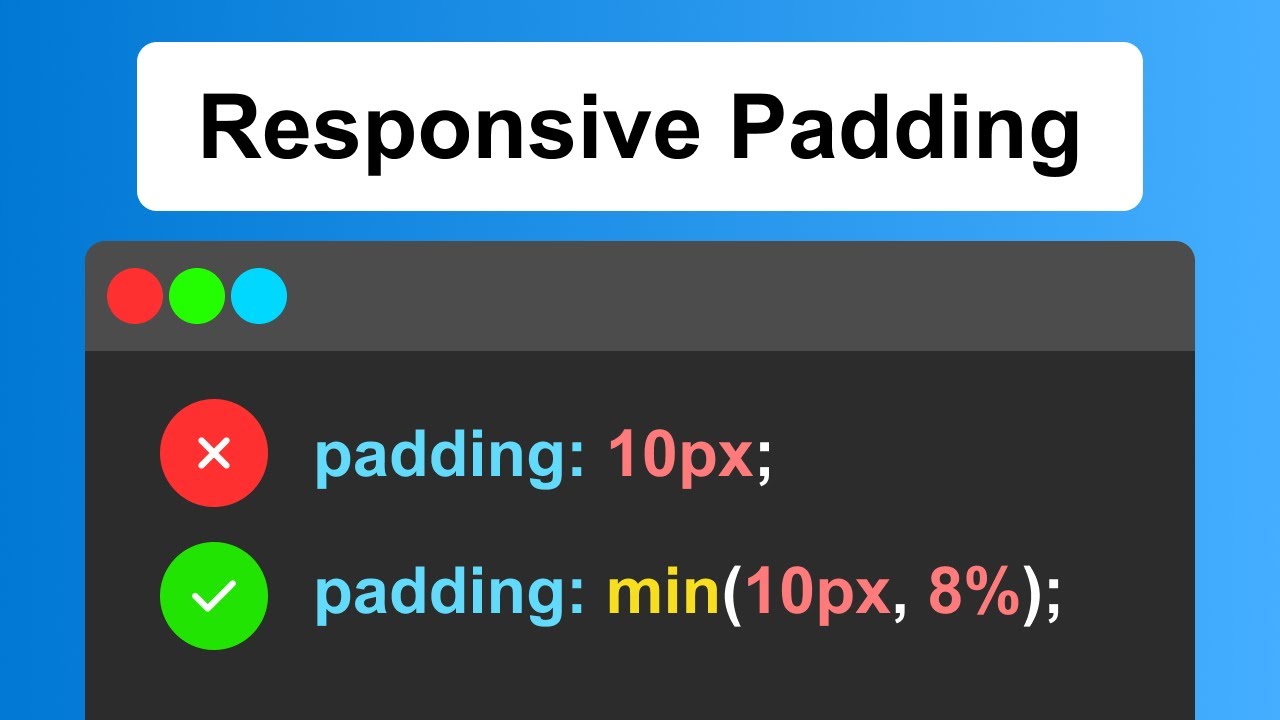 CSS Padding That Scales With Any Screen - YouTube