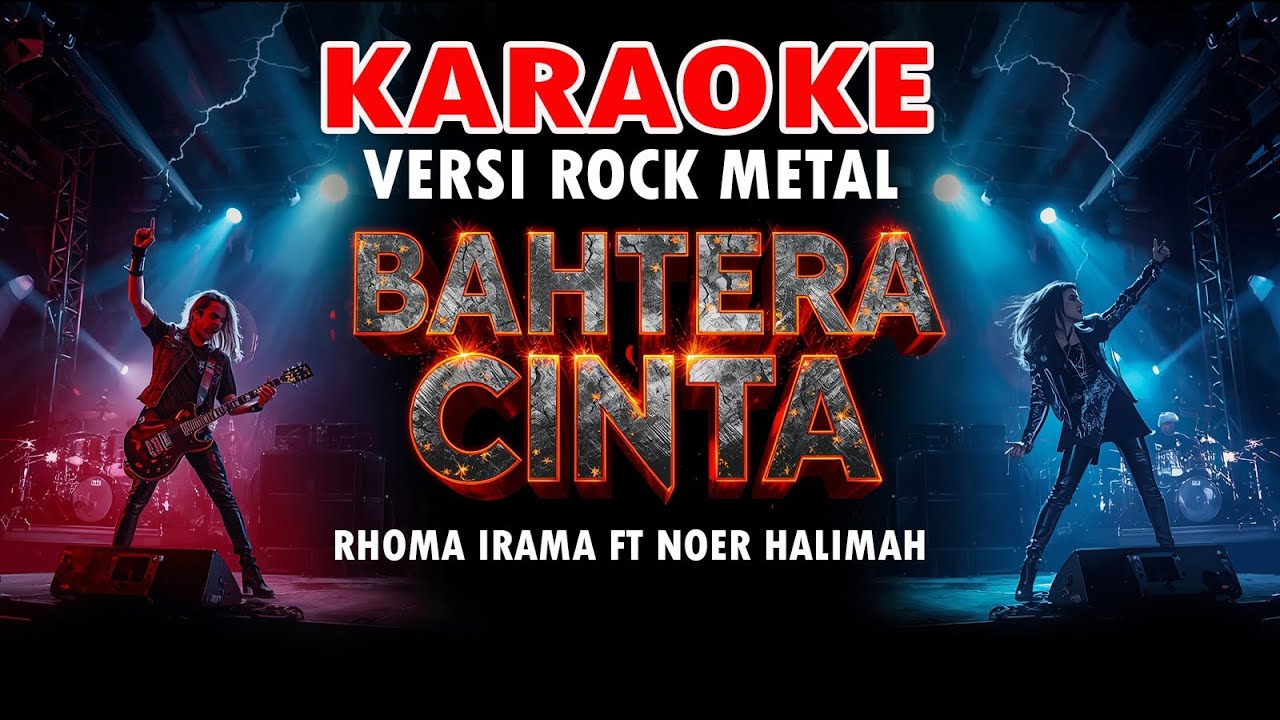 KARAOKE BAHTERA CINTA - H. RHOMA IRAMA & NOER HALIMAH - MUSIK MILENIAL - FORSA