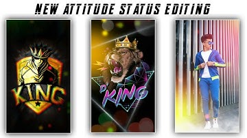 New style attitude status editing | kinemaster video editing | attitude video editing kinemaster
