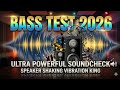 Subwoofer Sound Check 2026 ⚡️ King of Vibration | Deep Bass Boosted Test