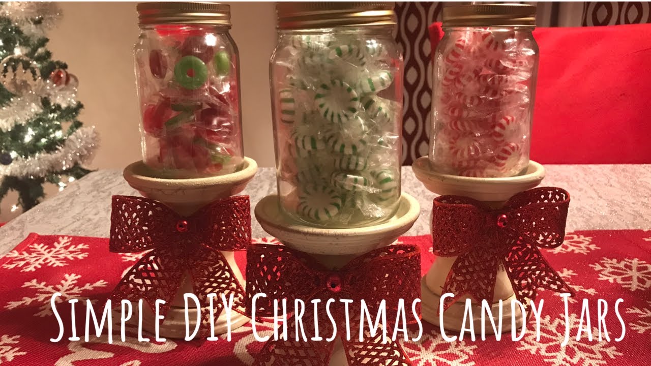 30 mason jar gift ideas for christmas that people will actually love Simple DIY Christmas Candy Jars - YouTube