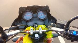 Bajaj Discover 150cc - top speed limit 120km/h