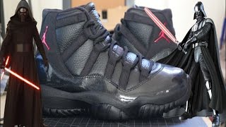 How To Dye Soles and Dirty Midsoles Tutorial! Custom Dark Side 11s