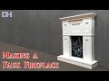 Making a Faux Fireplace