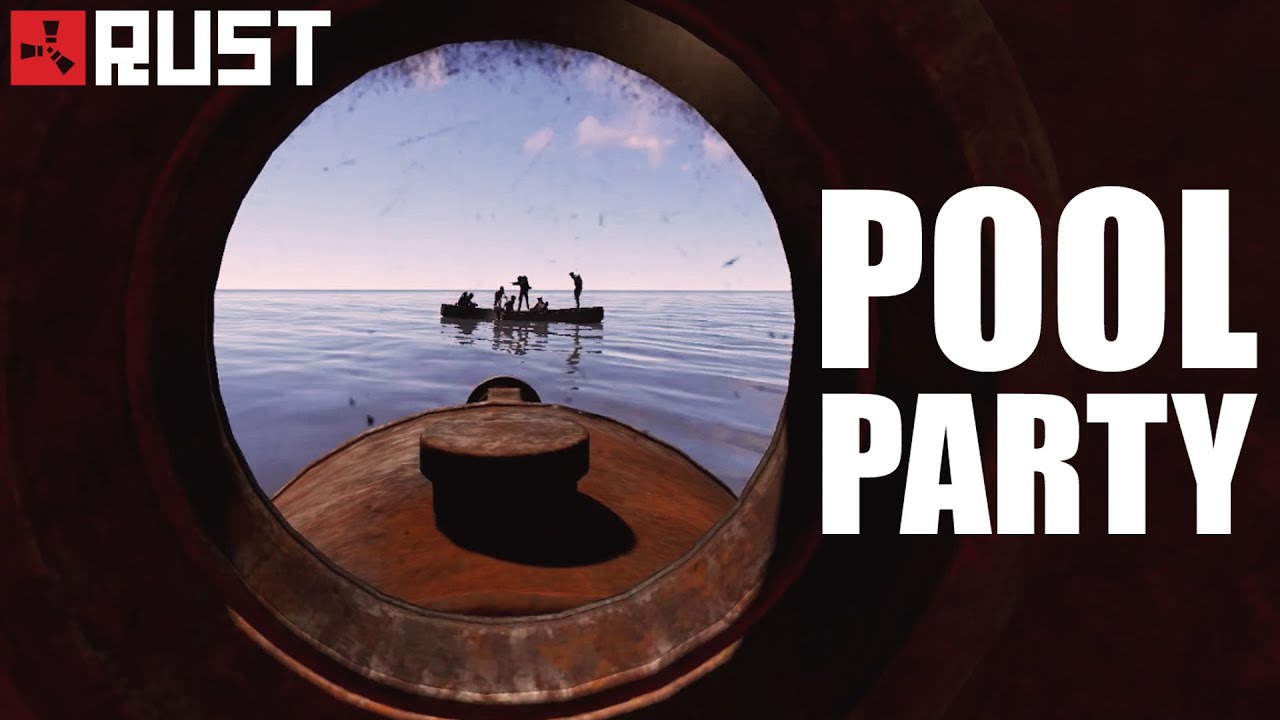 💥POOL PARTY de 6 ALMENDRITAS! | RUST español 🔥 - YouTube