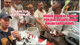 TERNYATA DI INDIA KELAPA TUA JADI JAJANAN STREET FOOD, MALAH LARIS MANIS❗️🇮🇳🇮🇩