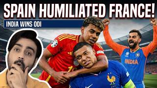 Spain vs France Semifinal Drama + India vs England 1st ODI Reaction!