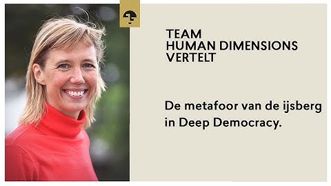 Wat betekent de metafoor van de ijsberg in Deep Democracy? [MINI COLLEGE 24]