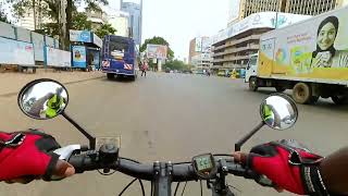 This is a Ghost City | Nairobi Kenya CBD in the Eyes of A Bike Commuter Ride Bicycle POV Cycling