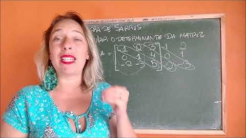 DETERMINANTES DE UMA MATRIZ QUADRADA DE TERCEIRA  ORDEM AULA 1