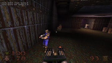 Quake (2021) - DM4: The Bad Place (Deathmatch Gameplay with Bots)